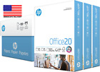 HP Printer Paper | 8.5 X 11 Paper | Office 20 Lb | 3 Ream Case - 1500 Sheets | 9