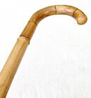 Vintage Antique Gadget Parasol Umbrella Crook Handle Horn Walking Stick Cane Old