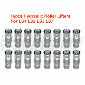 16 Hydraulic Roller Lifters For GM LS LS2 LS3 LS7 4.8L 5.3L 6.0L 5.7L V8 HT-2148 (For: Pontiac)