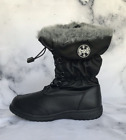 NEW IN BOX! Totes April Women’s Water Resistant Snow Boots Black Size 10 Wide