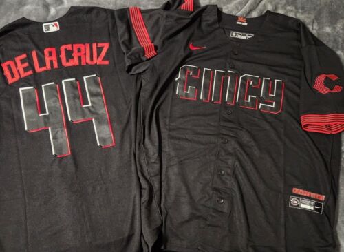 Fast Free Shipping! Large Elly De La Cruz Cincinnati Reds Stitched Jersey