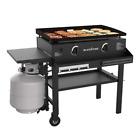 Blackstone Gas Grill 2 Burner Flat Top Griddle Outdoor Cooking Flat Top LP GAS