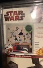 STAR WARS THE CLONE WARS PEEL & STICK WALL DECALS GLO-IN DARK FACTORY SEALED