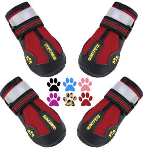 QUMY Dog Shoes for Dogs,  Dog Boots & Paw Protectors For Winter Size 1