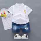 Summer Baby Boy Clothes Suit Children Casual Shirt Shorts Set Kid Outfit Toddler
