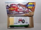 HO Scale Athearn Flat Car with Ertl Tractor