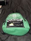 FRIENDS TV Show Central Perk Coffee Shop Faux Leather Small Green Black Backpack