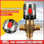 Brass Thermostatic Mixing Valve Bathroom Faucet Temperature Control Valve Mixer