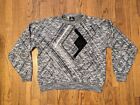 Vintage Kennington Men's Sweater Wool Blend Size L Made In Italy