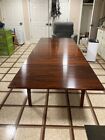 H. Sigh and Sons Danish modern rosewood dining or office conference table