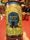 New Listing12oz rare HTF pabst blue ribbon bock beer flat top beer can top opened