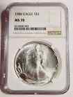 1986 Silver Eagles NGC MS-70