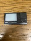 Casio TV-30S Pocket High Resolution LCD Television 1980s Battery Operated