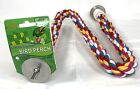 New ListingRope Bird Perch Multi Colored 37 x 1.5 x 1.5 inches Bendable Happy Beaks