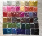 Wholesale Bulk GIANT Lot 960g 11/0 Glass Seed Beads Free Ship 48 AWESOME COLORS