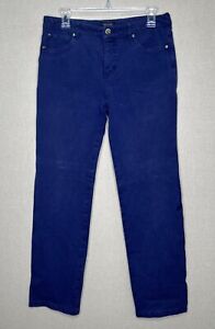 Escada Women’s Blue Jeans Size 38 Straight Leg Stretch Jeans (0419101)