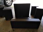 Infinity home theatre, including 4 SS-2001,1 powered subwoofer, 1 center-channel