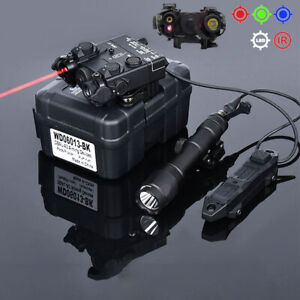 WADSN Hunting PEQ DBAL-A2 Red Laser Sight Aiming and White LED Strobe Light