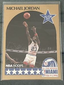 1990 NBA Hoops #5 Michael Jordan Chicago Bulls
