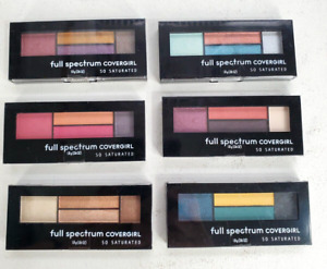 CoverGirl Full Spectrum Assorted Quad Eyeshadow Palette So Saturated Lot 6 New