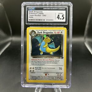 Pokémon TCG Dark Dragonite Team Rocket 5/82 Holo Rare Swirl 🌀
