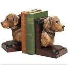 Bookends  TRADITIONAL Lodge Golden Lab Labrador Dog Head Dogs Resin
