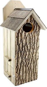 Premium Pine Wood Duck House; Rustic Handmade Duck Nesting Box