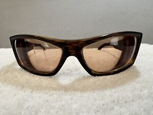 Wiley X Glasses WXZ87-2 Brown Tortoise Italy FRAMES ONLY Scratched Lenses