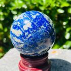 New Listing522g Natural Lapis lazuli jasper Quartz Sphere Crystal Ball Reiki Healing.