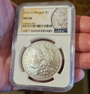 New Listing2021 S Morgan .999 Silver Dollar NGC MS - 100th Anniversary Label San Francisco