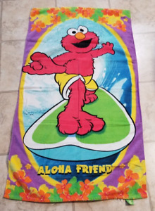 VG Beach Towel  Sesame Street Surfing Elmo 