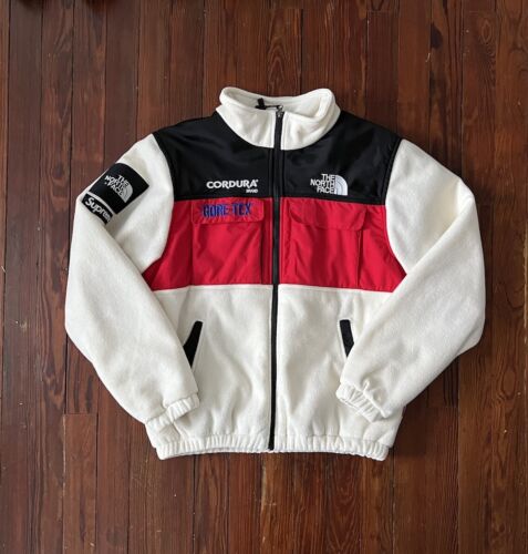 Supreme X The North Face Expedition Fleece FW18 Large White (Preowned Pristine)