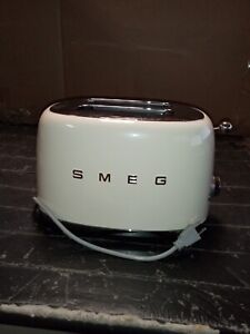 Smeg TSF01CRUS 50's Retro Style Aesthetic 2 Slice Toaster, Cream. no box