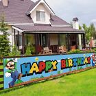 Super Mario Birthday Party Banner | Outdoor and Indoor Garden Sign Banner | P...