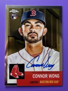 New Listing2022 Topps Chrome Platinum Connor Wong 🔥 Rookie Autograph Red Sox Auto RC 📈