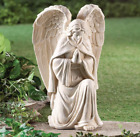 16 Inch H Guardian Angel Garden Statue Kneeling Praying Outdoor Indoor Decor NEW