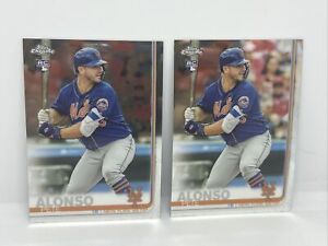 New Listing2 - 2019 Topps Chrome Pete Alonso RC Rookie #204 Mets