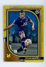 2021-22 Kylian Mbappe Topps Museum Collection Gold PSG Soccer Card 47/50 France