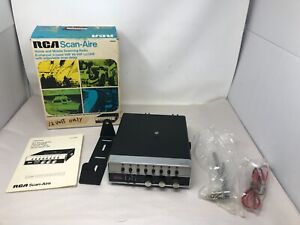 Vintage RCA SCAN-AIRE 8 Channel Home Mobile Scanning Radio 16S300 Original Box