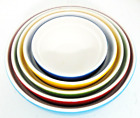 TASTY Brand 5 Piece Ceramic Prep Nesting Bowls Graduated Sizes