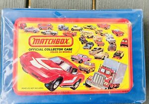 #7 Vintage Lot of 24 Diecast Hot Wheels Matchbox Superfast Lesney With Case