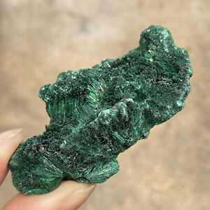58G Natural glossy Malachite transparent cluster rough mineral sample