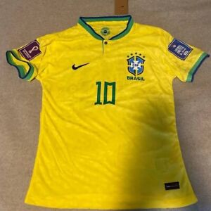 NAYMAR JR. BRAZIL HOME 2022 QATAR WORLD CUP JERSEY #10