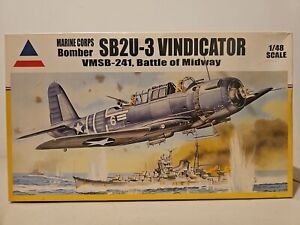 Accurate Miniatures #480202 SB2U-3 Vindicator VMSB-241 Midway 1:48 Scale NISB