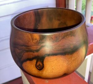Hawaiian Milo Wood Calabash/Bowl~ Gallery & Collector Quality ~Gift (#521-2)