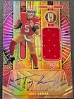 2021 Panini Gold Standard Trey Lance auto patch /75 RC #204 RPA Rookie 49ers