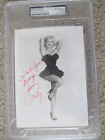Betty Grable Signed & Inscribed Vintage 5x7 Photo PSA/DNA Encapsulated