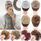 Natural Curly Messy Bun Real as Human Hair Piece Scrunchie Updo Hair Extensions