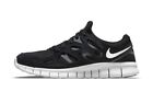 Nike Free Run 2 Running Training Shoes Black/White Mens Size 10.5 537732-004 New