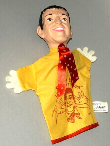 1965 TV Star SOUPY SALES Gund Hand Puppet in MINT condition mc1
